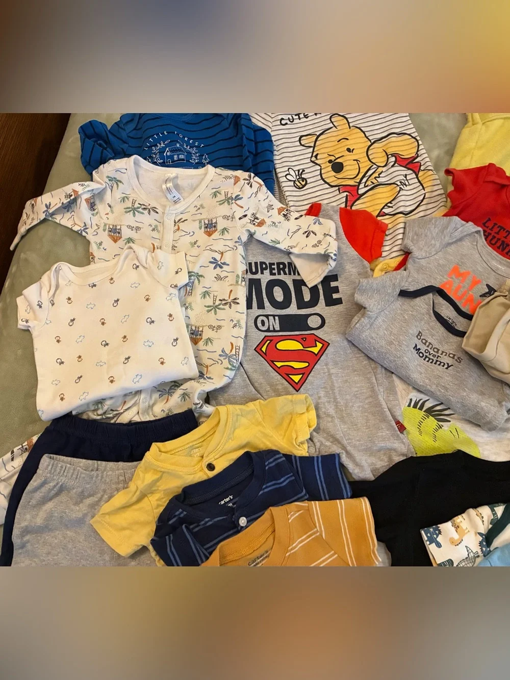Mixed Baby Boy Clothing Bundle Sizes 6-12 Months 35 Pieces…